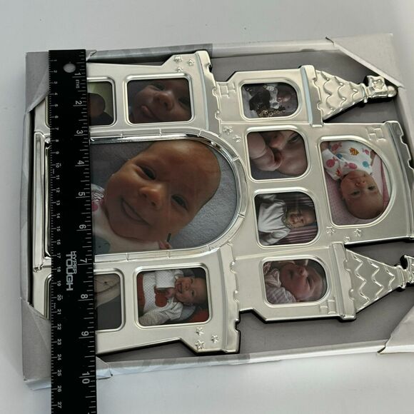 Castle Baby‎ Pictures photo Frame NIB Silver Malden International Design new - Picture 4 of 4